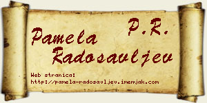 Pamela Radosavljev vizit kartica